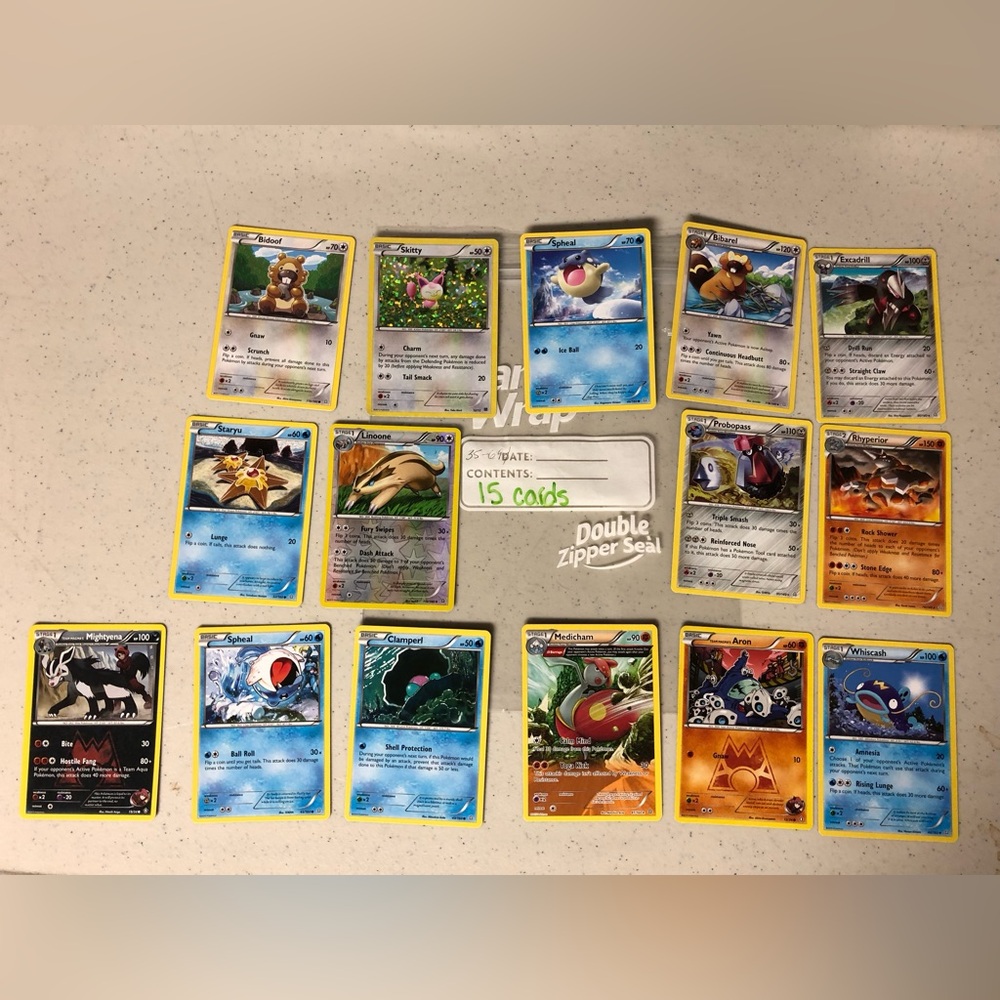 Pokemon Trading Card Collection of 15 cards